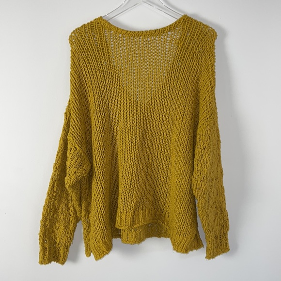 Free People Sunday Shore Pullover Sweater L - Picture 5 of 6